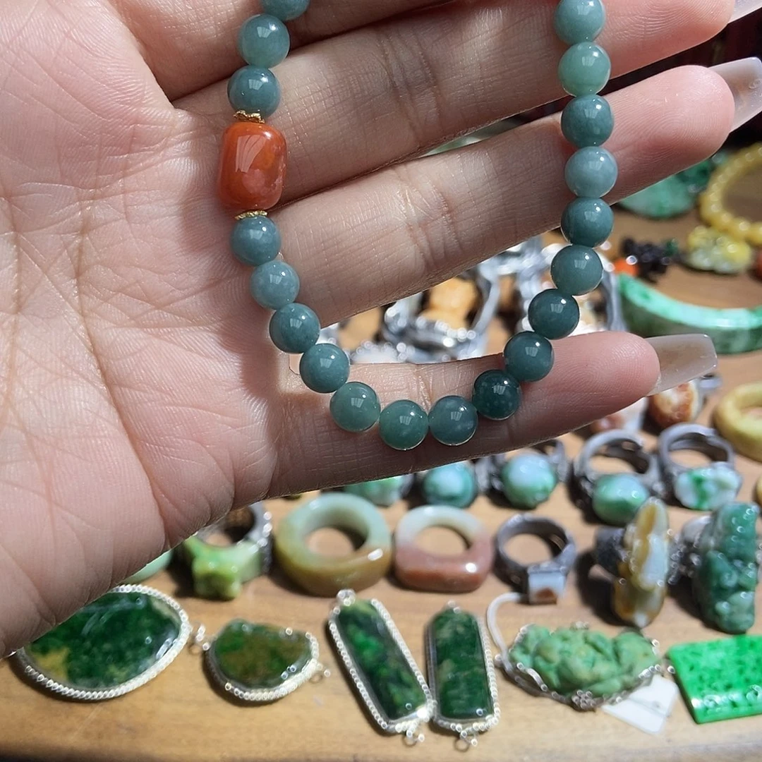 翡翠未镶嵌手串318