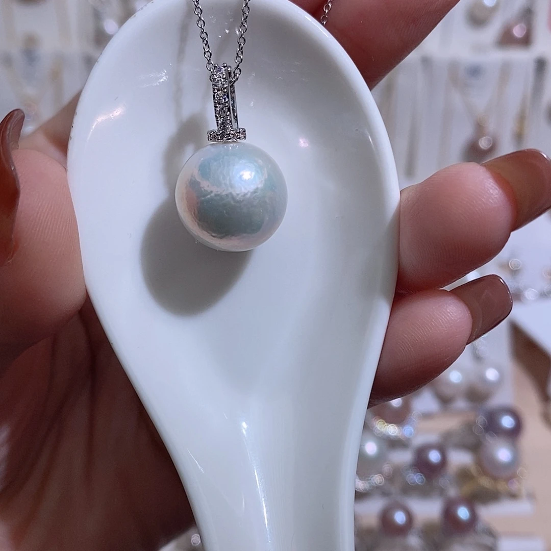 未镶嵌淡水珍珠吊坠(赠链)w14.7