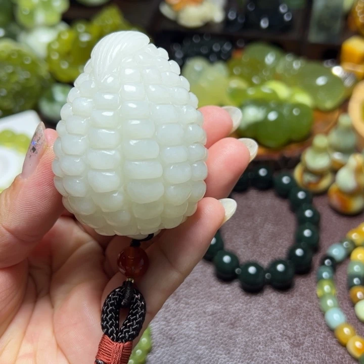 未镶嵌蛇纹石玉手链