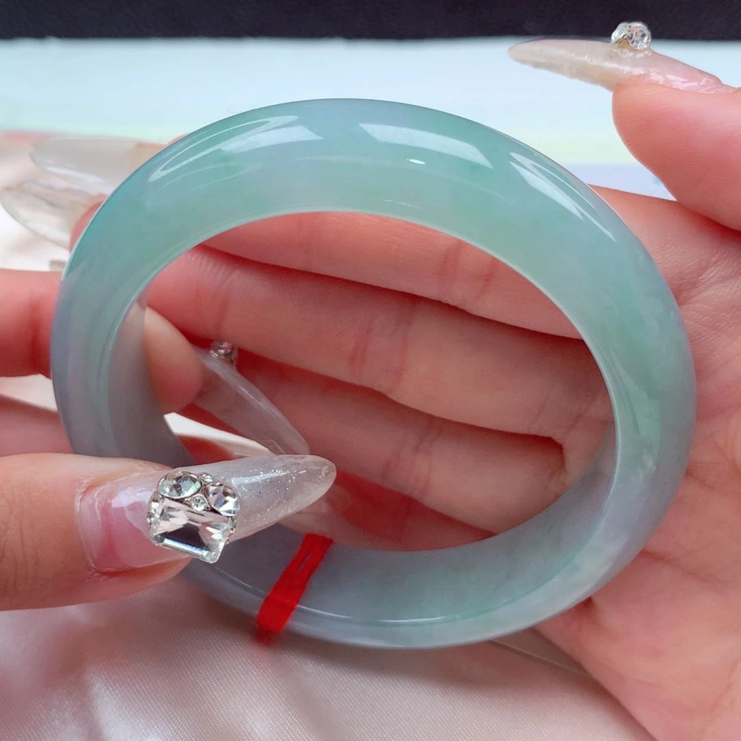 翡翠手镯未镶嵌天然缅甸翡翠A货手镯