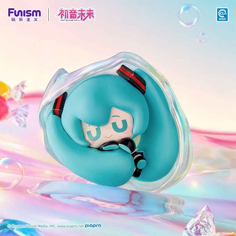 Funism主义初音未来水果糖主题Qface盲盒桌面摆件潮玩礼物手办