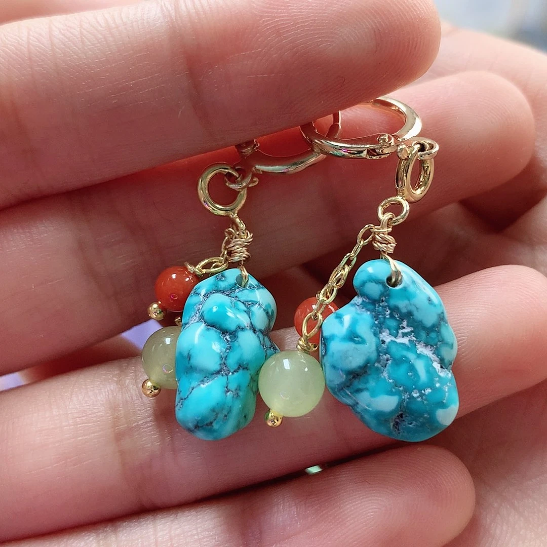 未镶嵌绿松石珠宝奇石