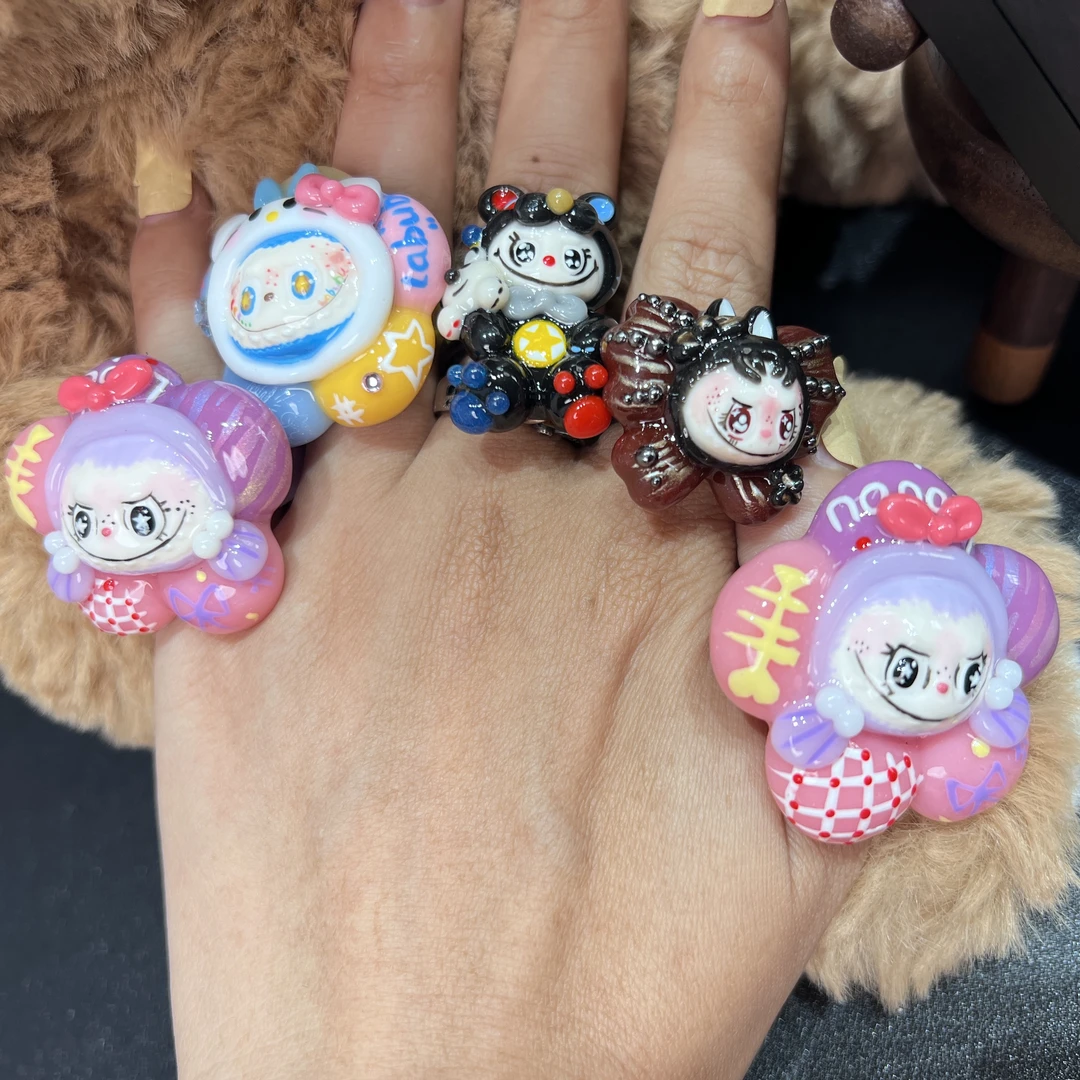 SaSaNail 纯手工高端定制捏捏戒指