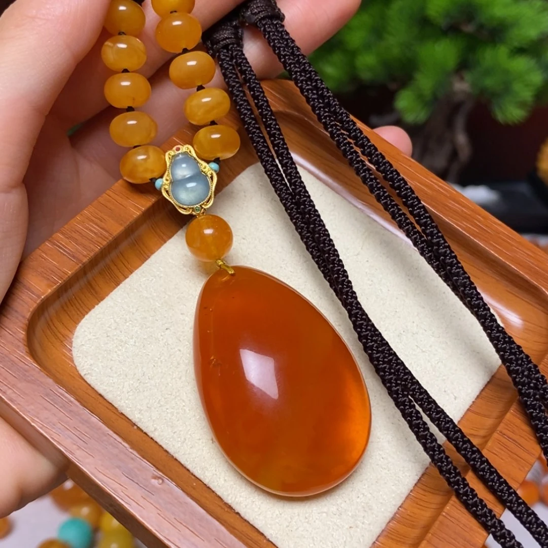 【闪购商品】蜜蜡颈饰未镶嵌项链