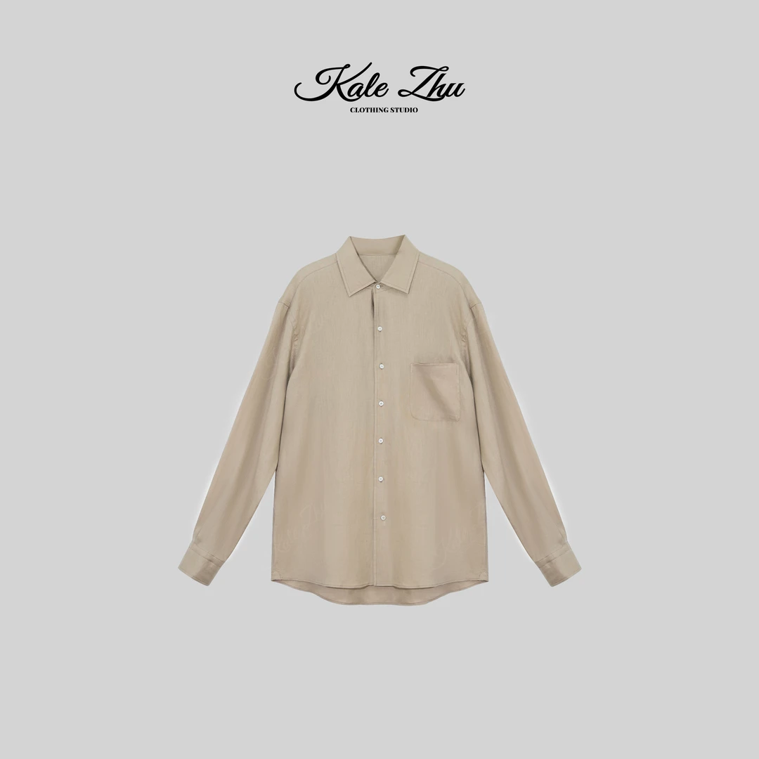 【KALE ZHU】100%亚麻料标准版型衬衣 KZZA4S011