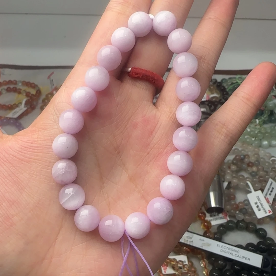 水晶手链未镶嵌紫锂辉9.2mm