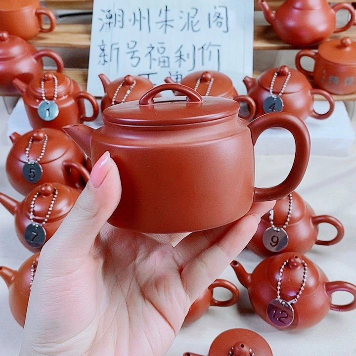 潮州朱泥壶大汉瓦180