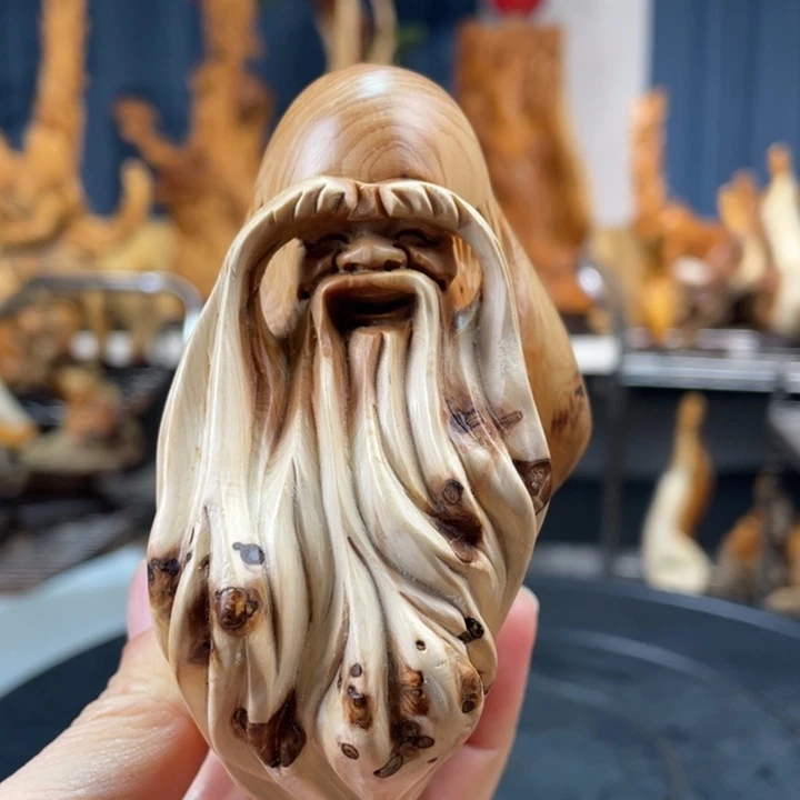 柏木（崖柏）手把件