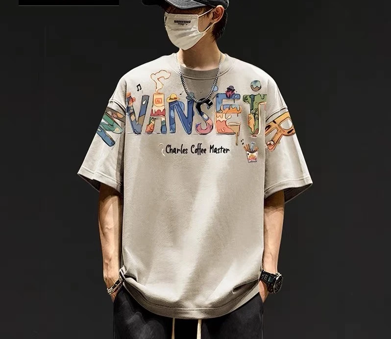 A500-700潮牌短袖夏装T恤宽松NO退NO换