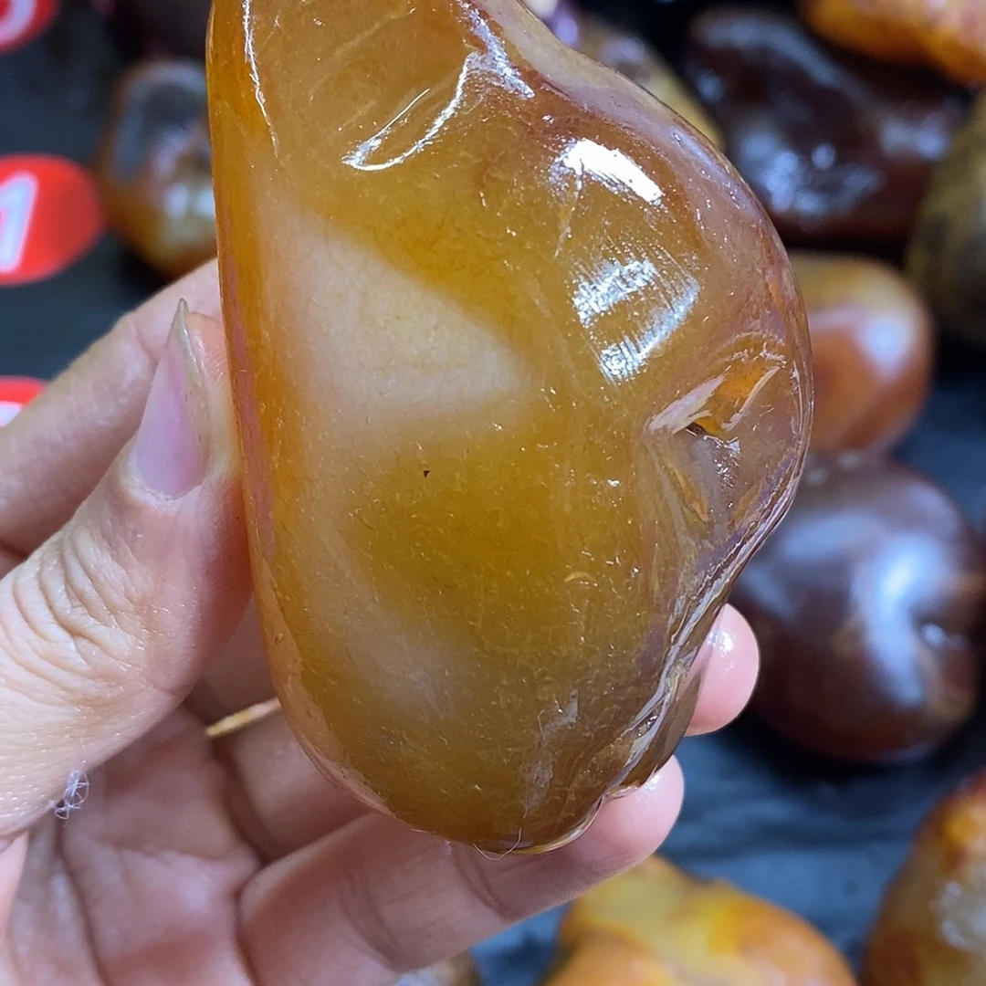 玛瑙/玉髓未镶嵌手把件
