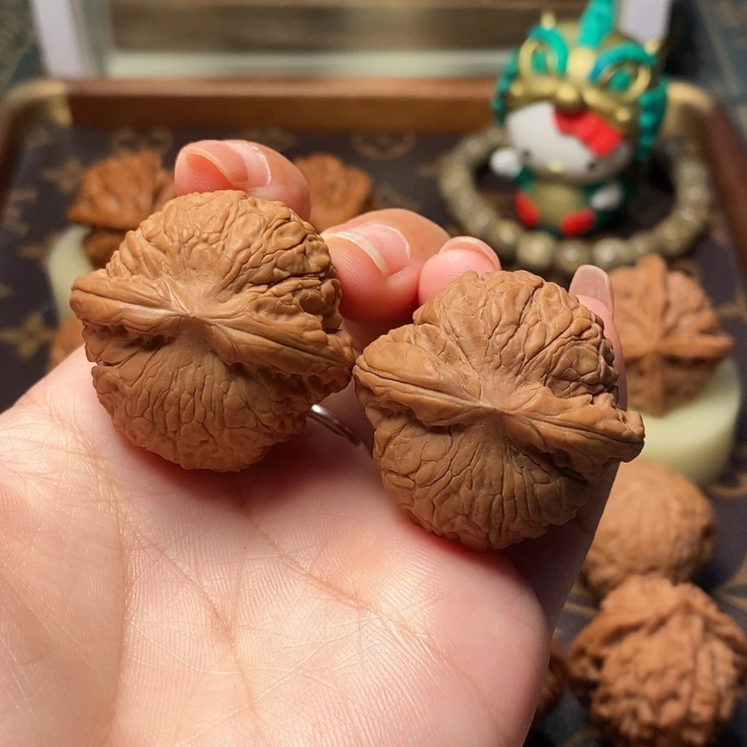 桃核把件晚*全品乾隆磨35尺