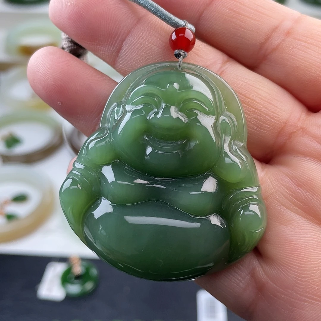 和田玉（碧玉）未镶嵌颈饰