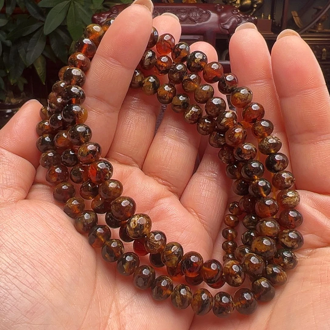 琥珀未镶嵌裸石抚顺琥珀20735八