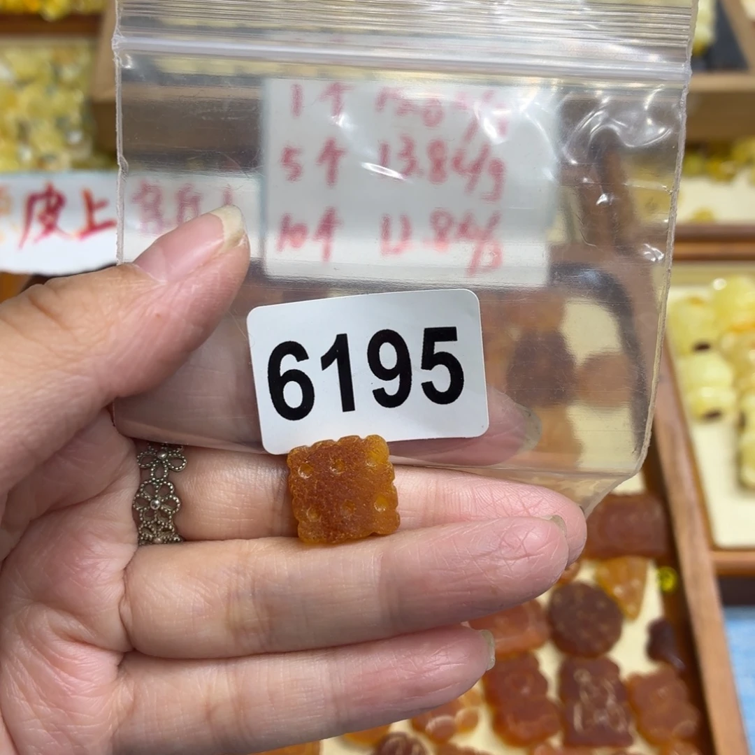 琥珀未镶嵌毛衣链