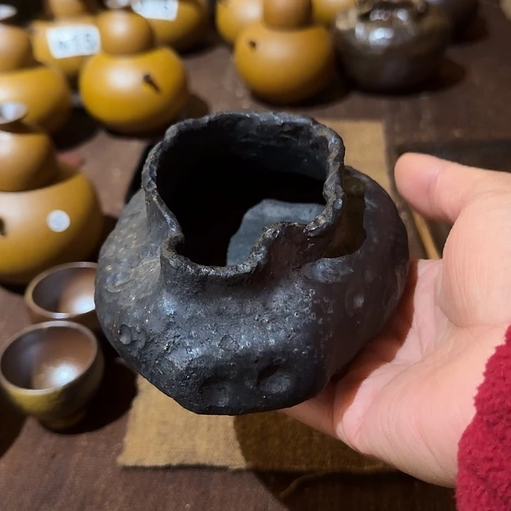 玲姐茶具淘泥柴烧建水