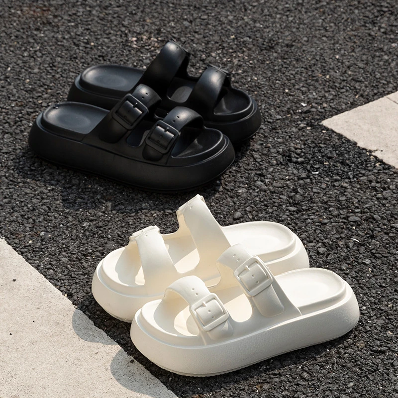 2025新款EVA厚底拖鞋女夏季增高外穿居家轻便防滑软底沙滩凉拖鞋