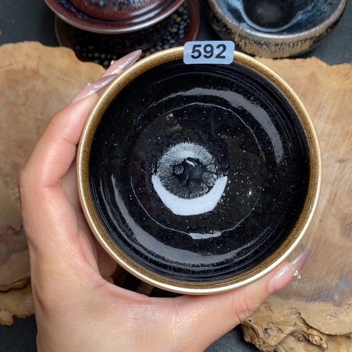 茶盏建窑建盏主人杯592微瑕