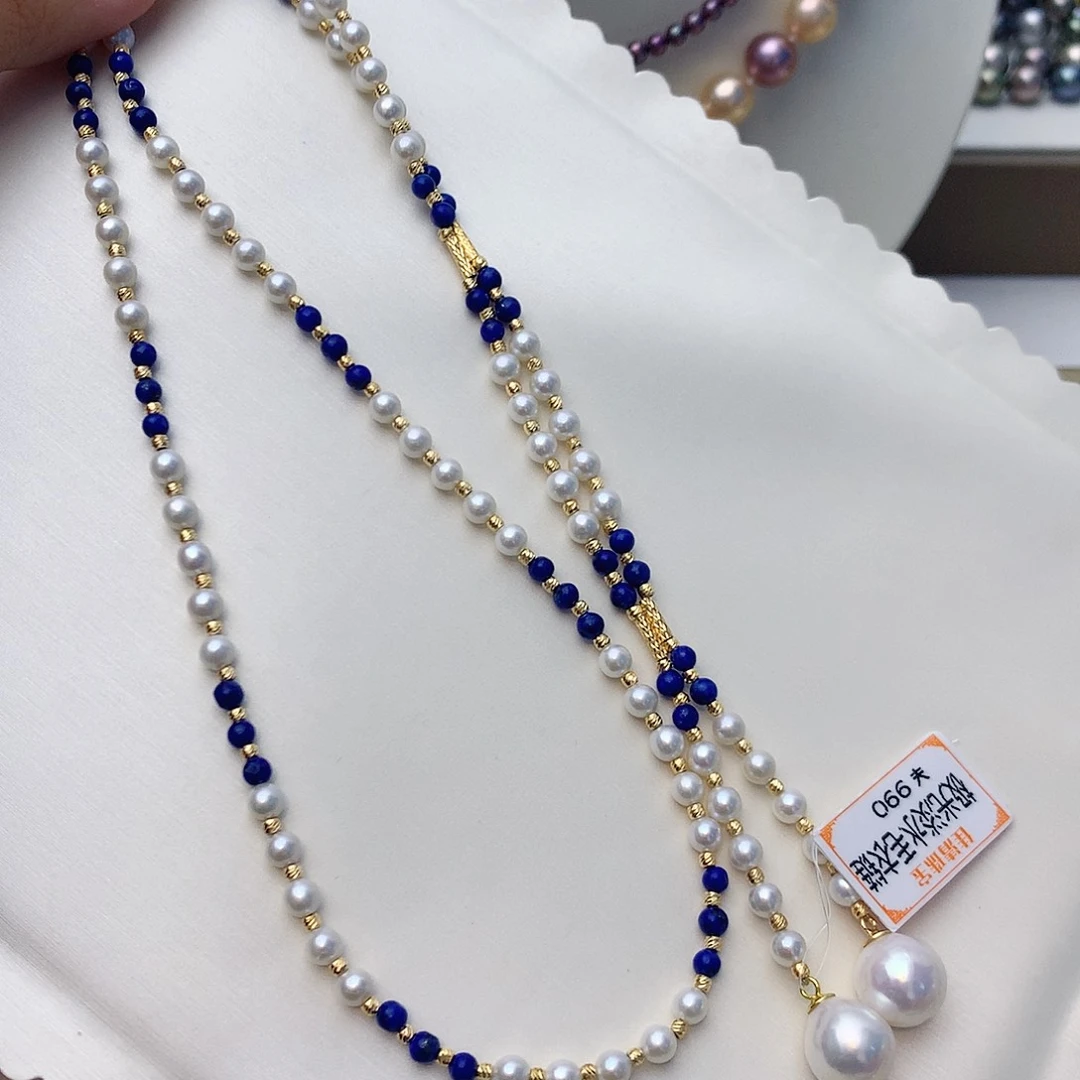 淡水珍珠未镶嵌颈饰w10