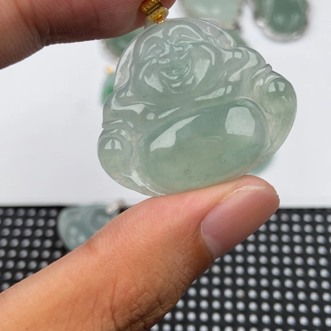 翡翠未镶嵌颈饰吊坠