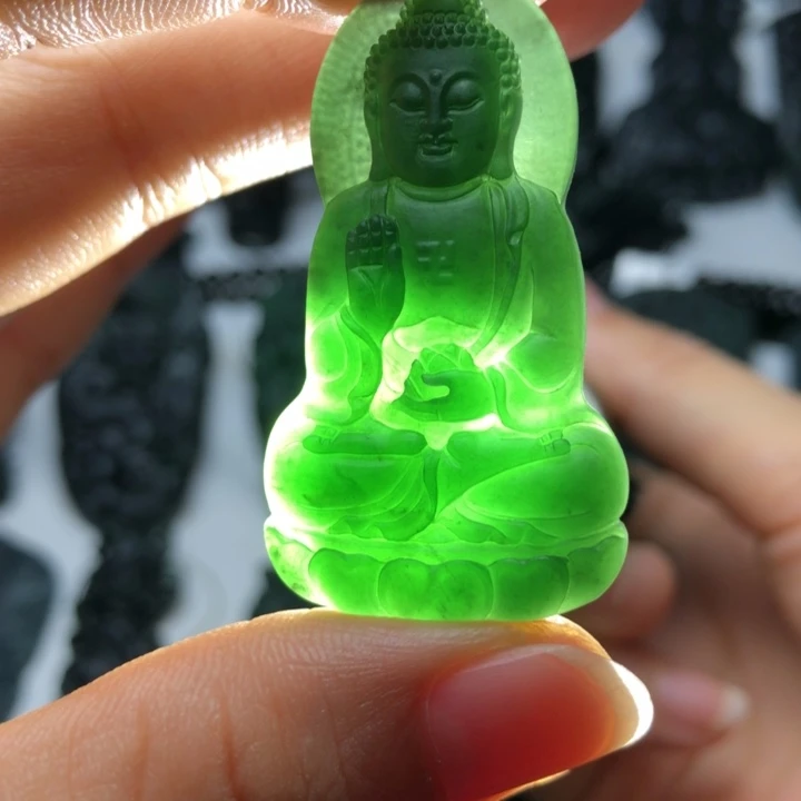 未镶嵌定制翡翠阿咪