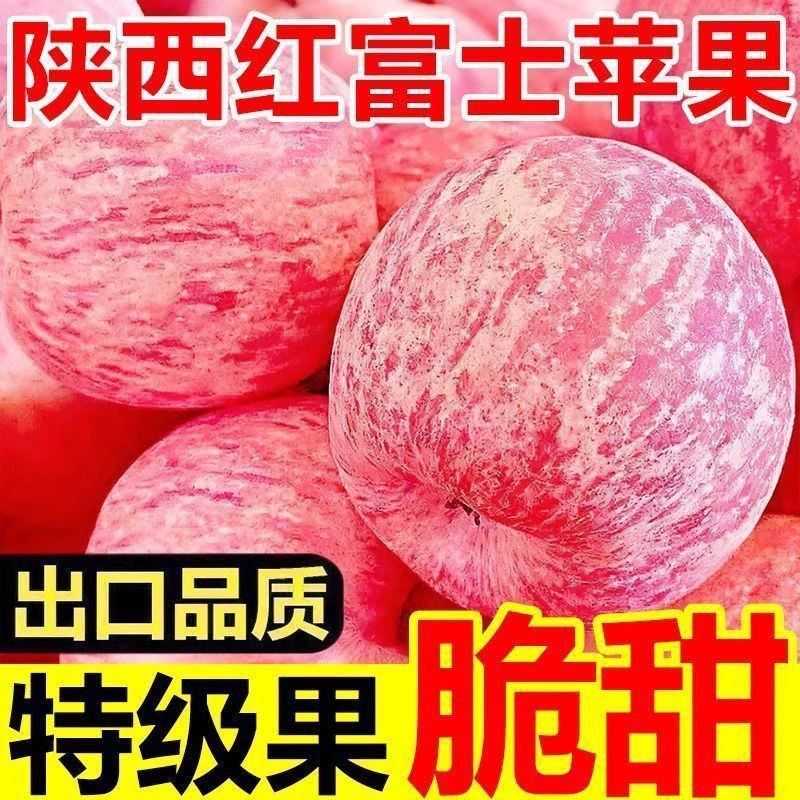 正宗产地红富士苹果当季新鲜脆甜多汁水果包邮FF