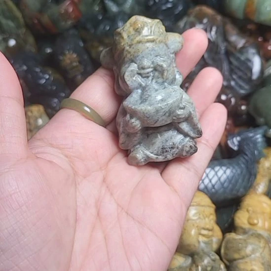 岫岩河磨玉（透闪石质玉）未镶嵌挂件