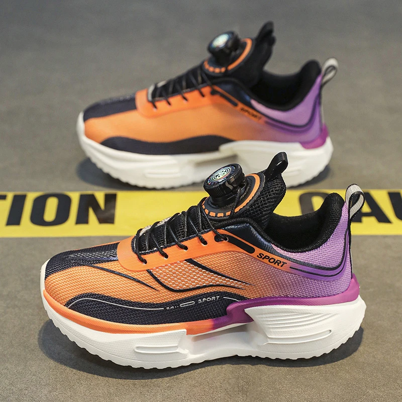 ABC儿童跑步鞋透气网面绝影3代减震轻盈男童跑鞋中大童防滑运动鞋