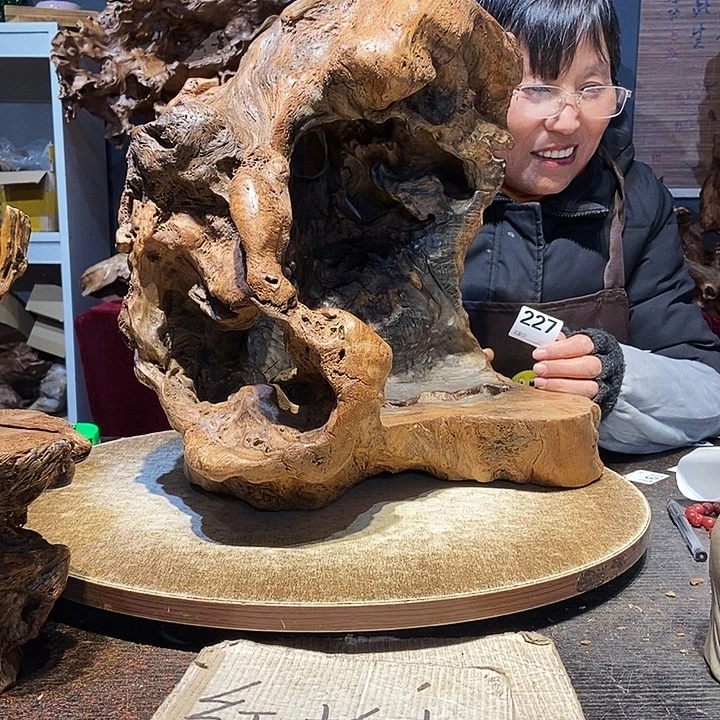 淄***厂227。株木随行根艺