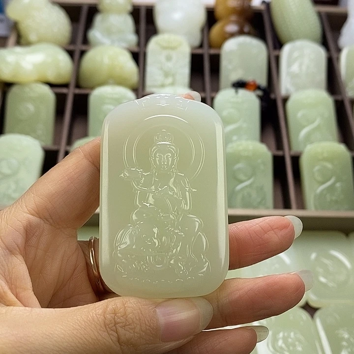 昆仑石双面龙守护