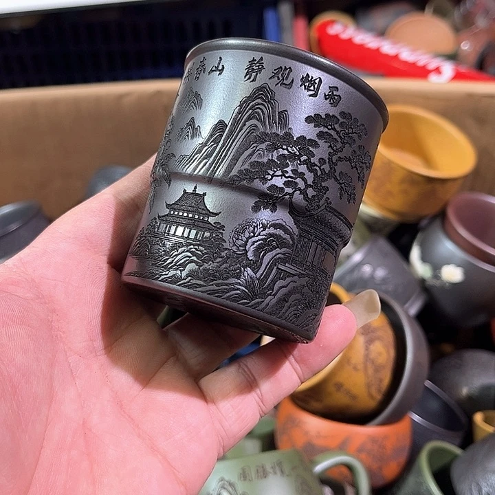 茶杯紫砂全手工紫砂主人杯