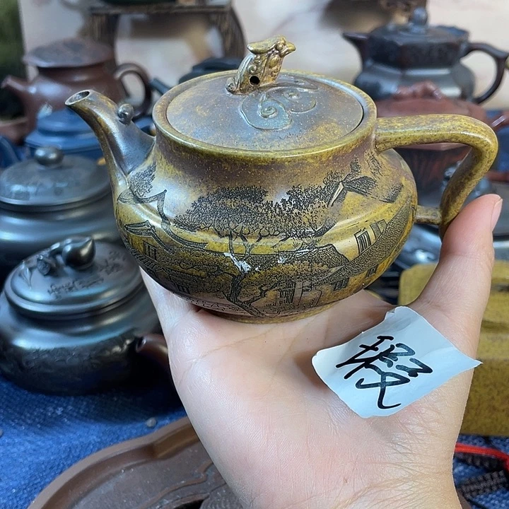 茶壶紫砂瑕疵紫砂茶具不能用