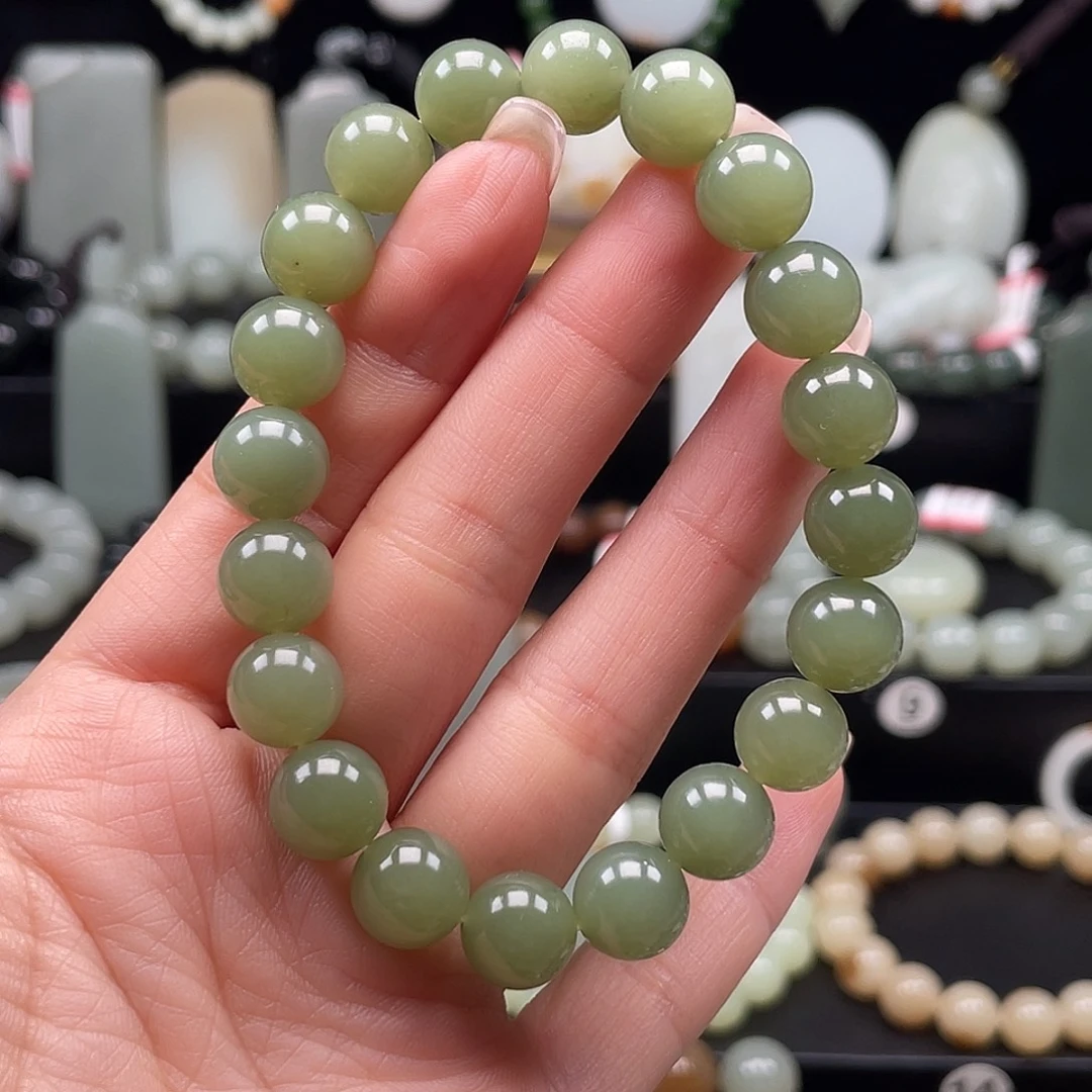 和田玉未镶嵌手链