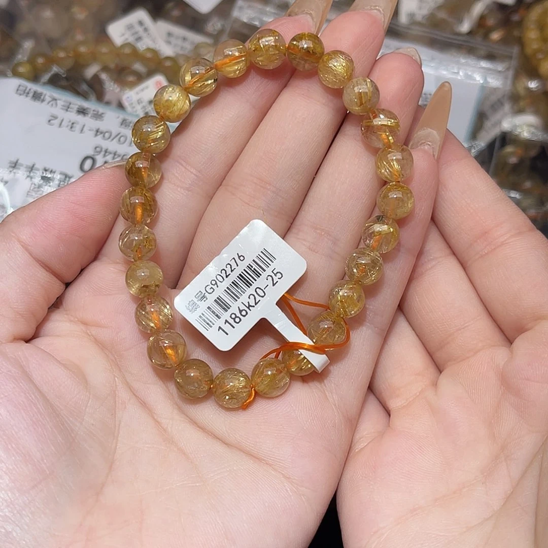 未镶嵌手串发晶吹***?卡8