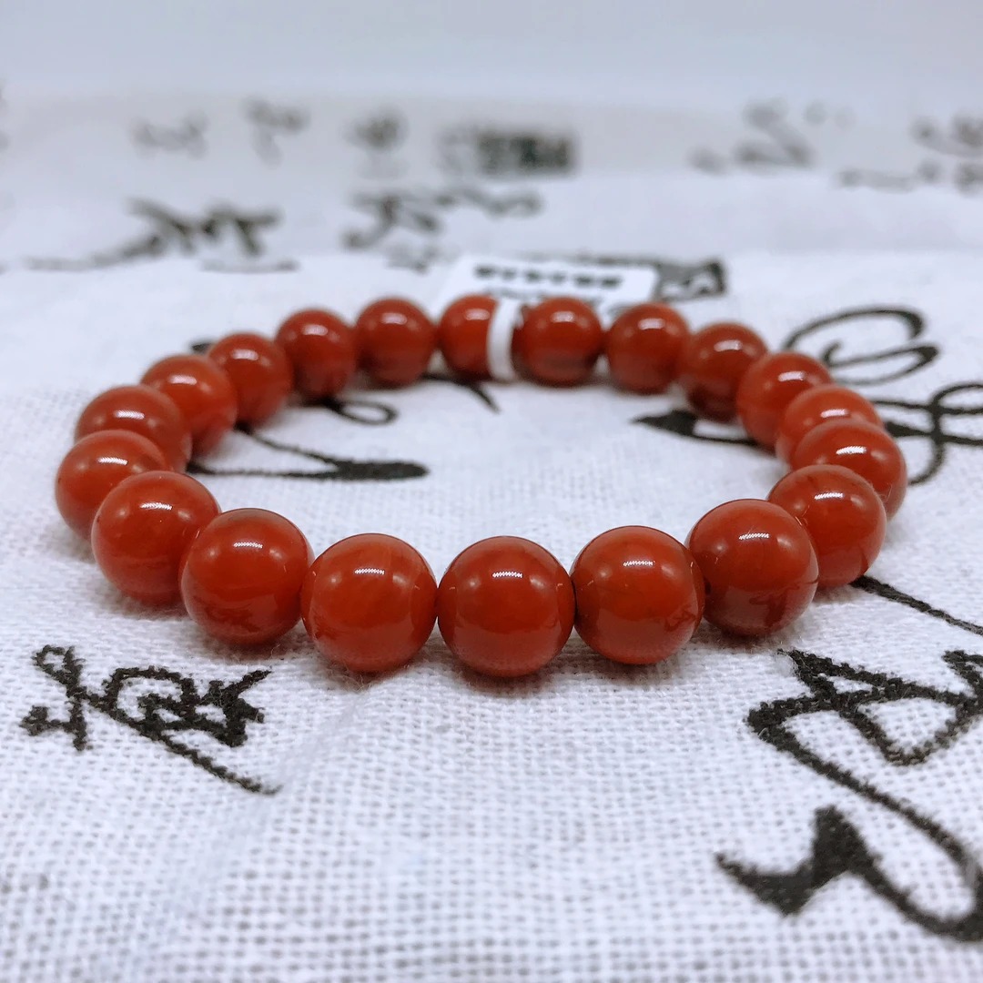 【达成珠宝】南红瓦西高货时尚百搭手串9mm