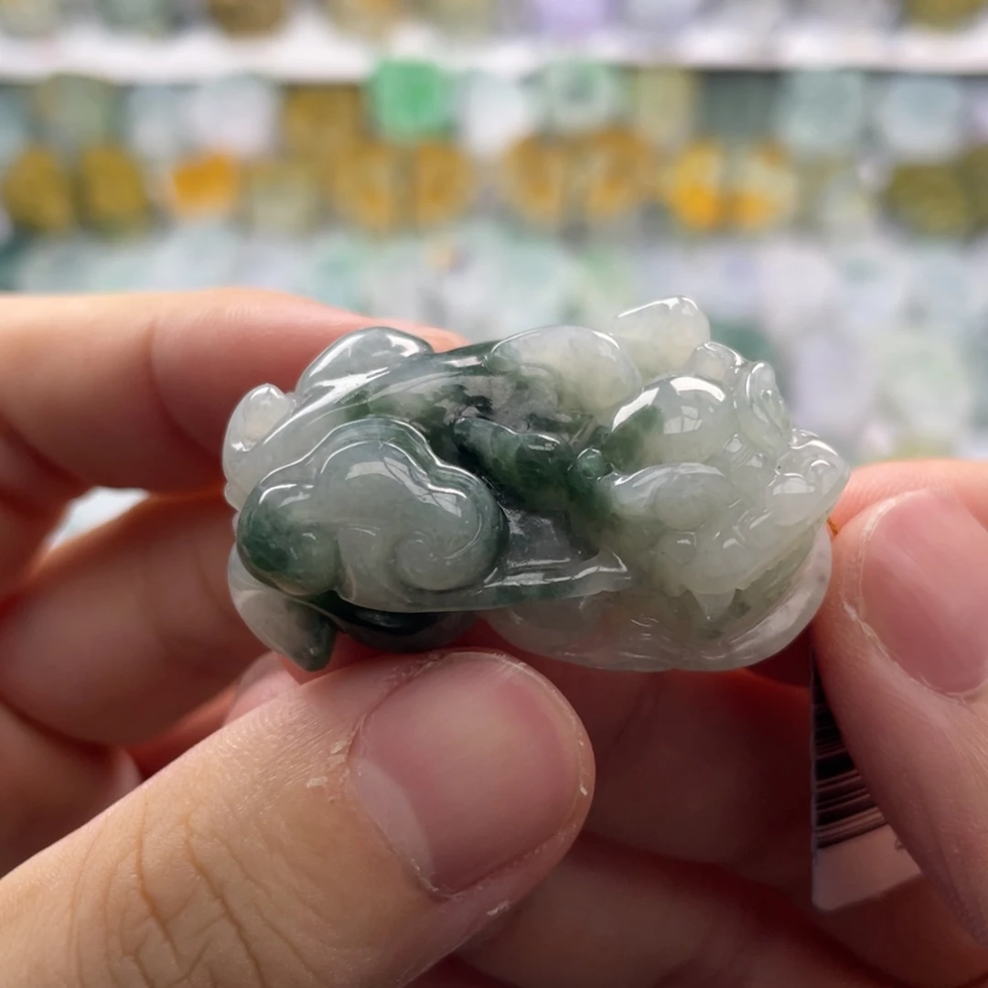 翡翠未镶嵌颈饰貔貅8