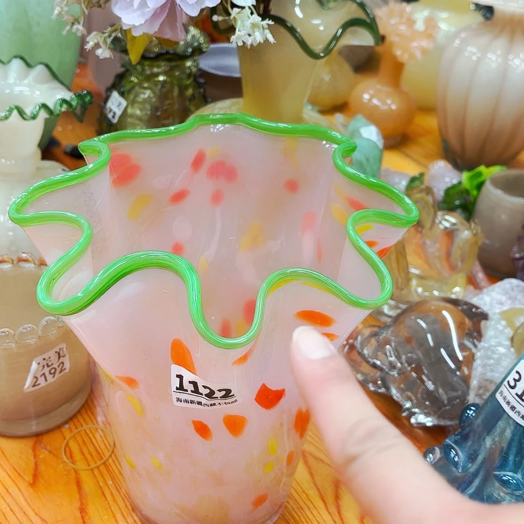 安妮琉璃花瓶摆件1122