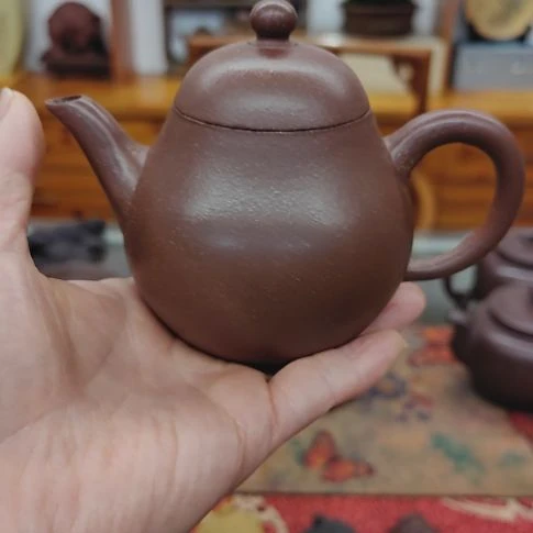 茶杯紫砂梨形壶180cc手工制作