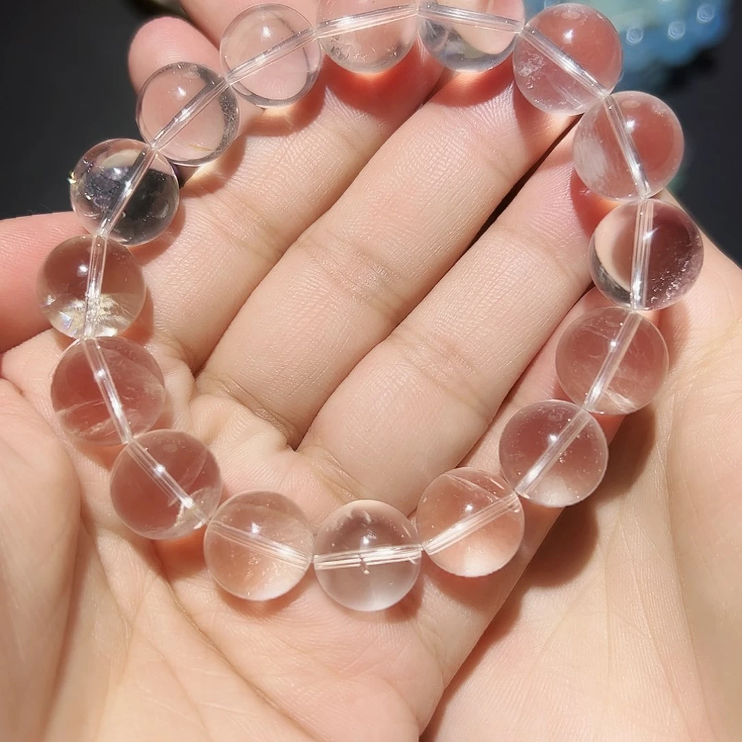 未镶嵌手链水晶喜马拉雅白水晶13毫米2号