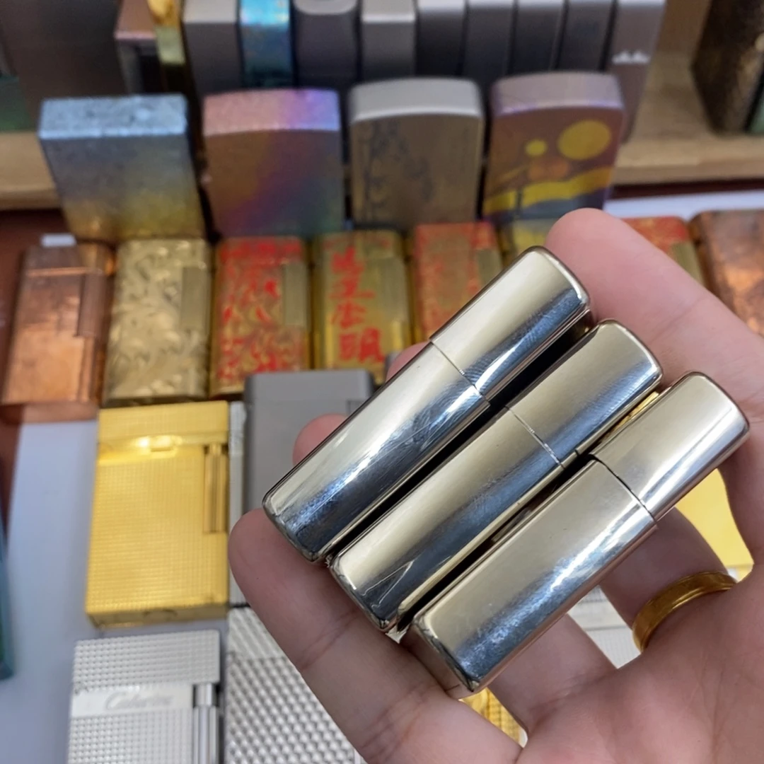***　战壕白铜翻盖打火机福利