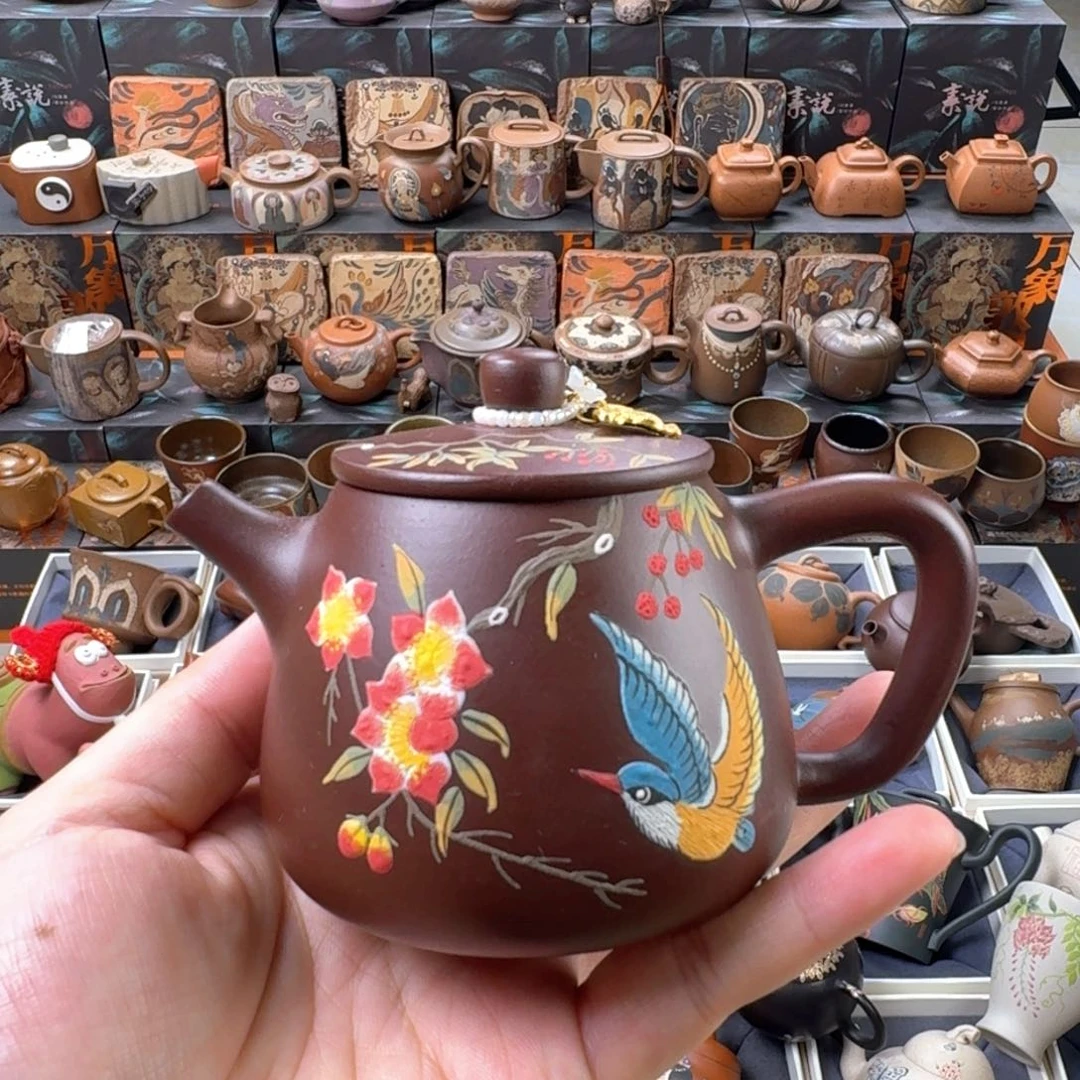 茶壶紫砂200cc原矿精工半手