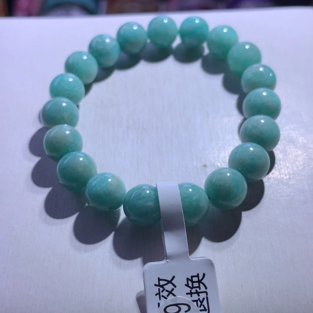 手串银S925镶嵌水晶天河石10.4m