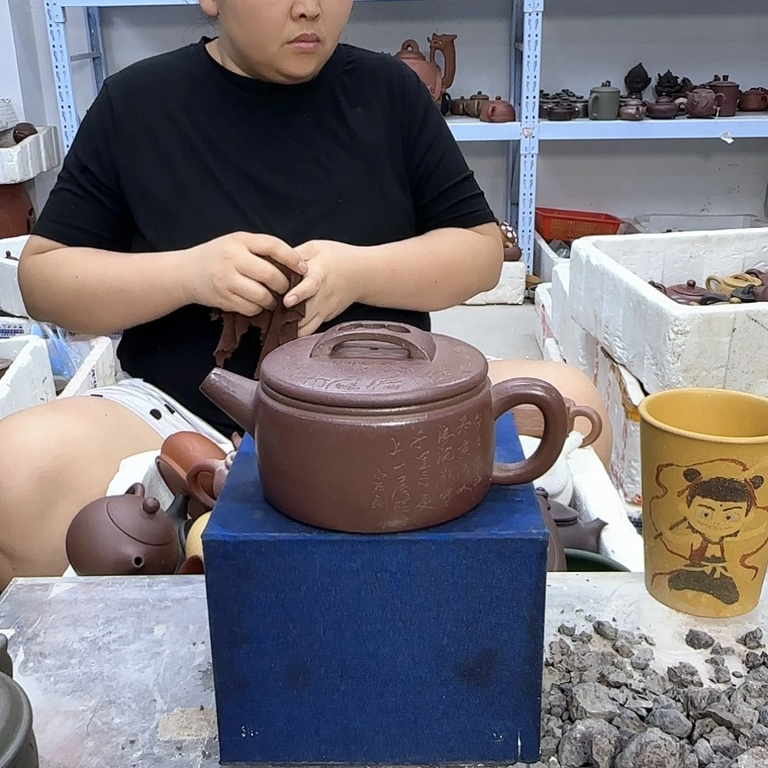 紫砂茶壶宜兴紫砂壶瑕疵处理