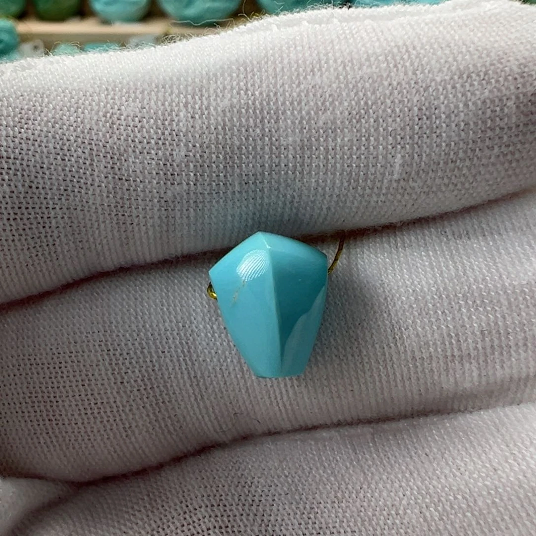 未镶嵌绿松石三通8.8mm