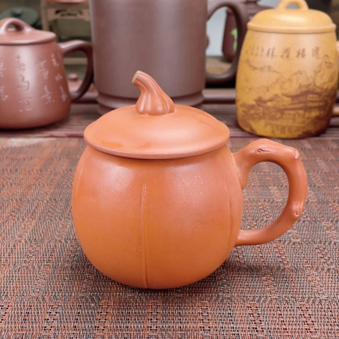 【闪购商品】紫砂茶杯宜兴原矿紫砂盖杯微瑕