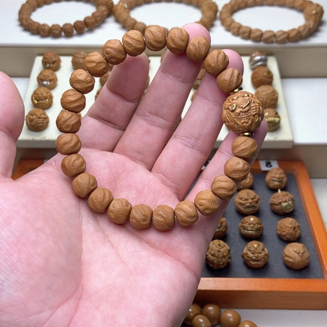 手串文玩核桃猴头核桃全品观山手串➕财象单颗