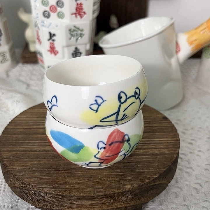 哈****琉璃手工艺品小茶杯 青蛙