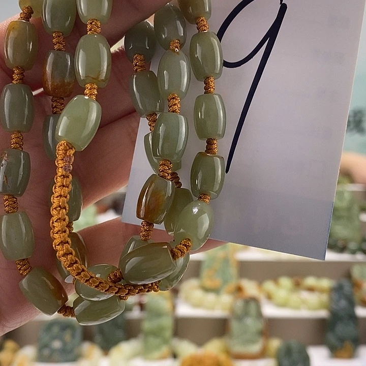 透闪石质玉手链未镶嵌