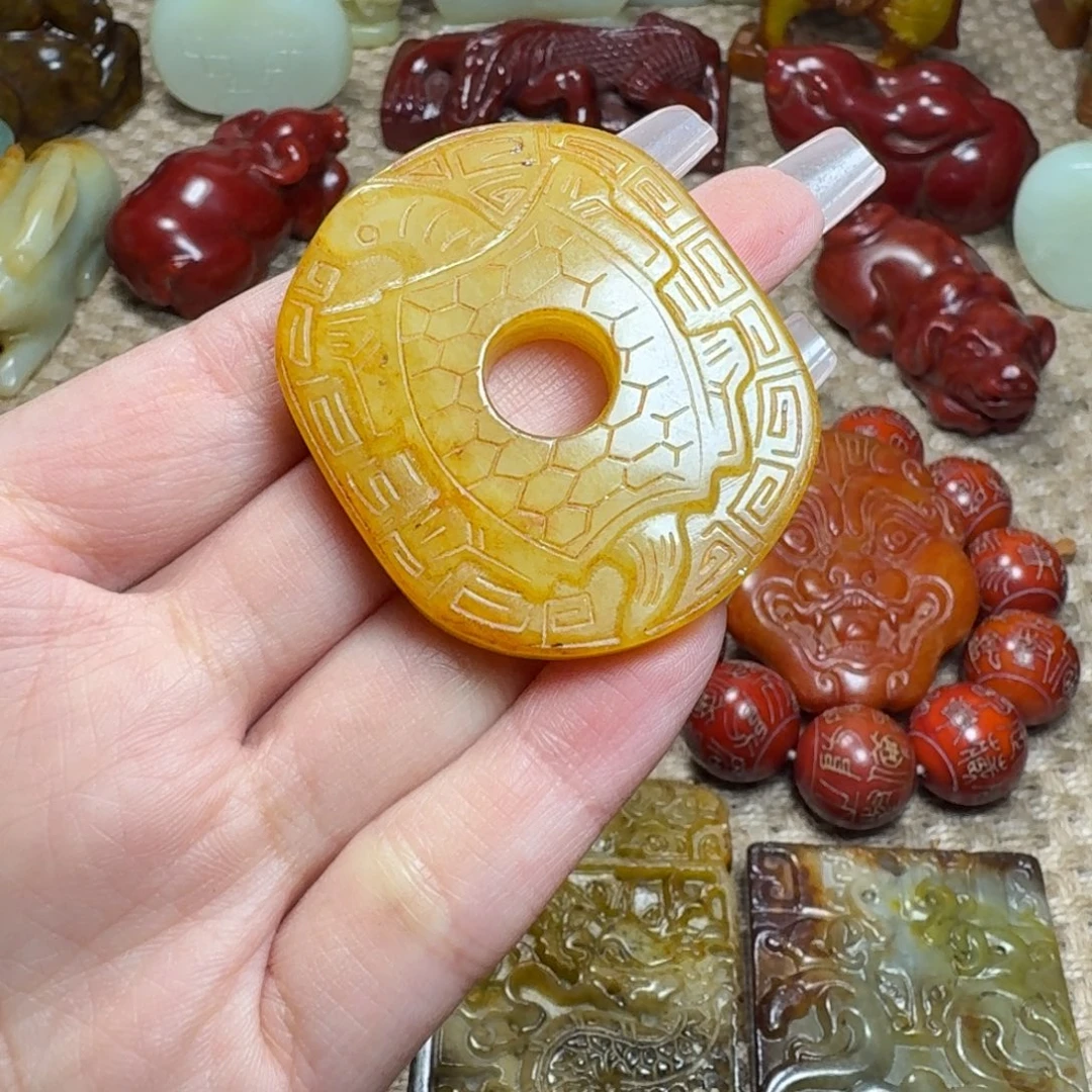 白玉菩提吊坠挂件