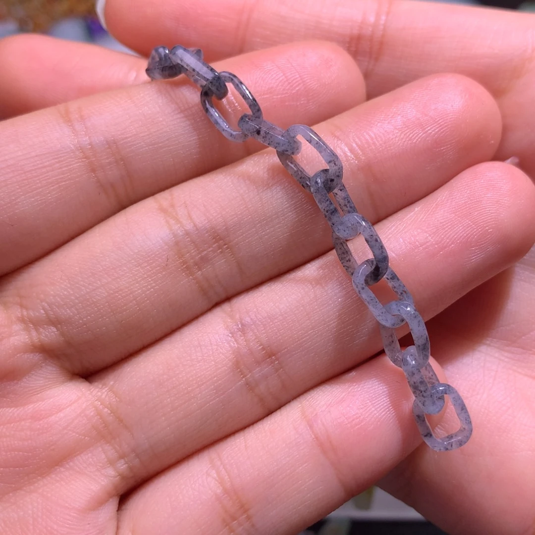 定制翡翠未镶嵌环环相扣