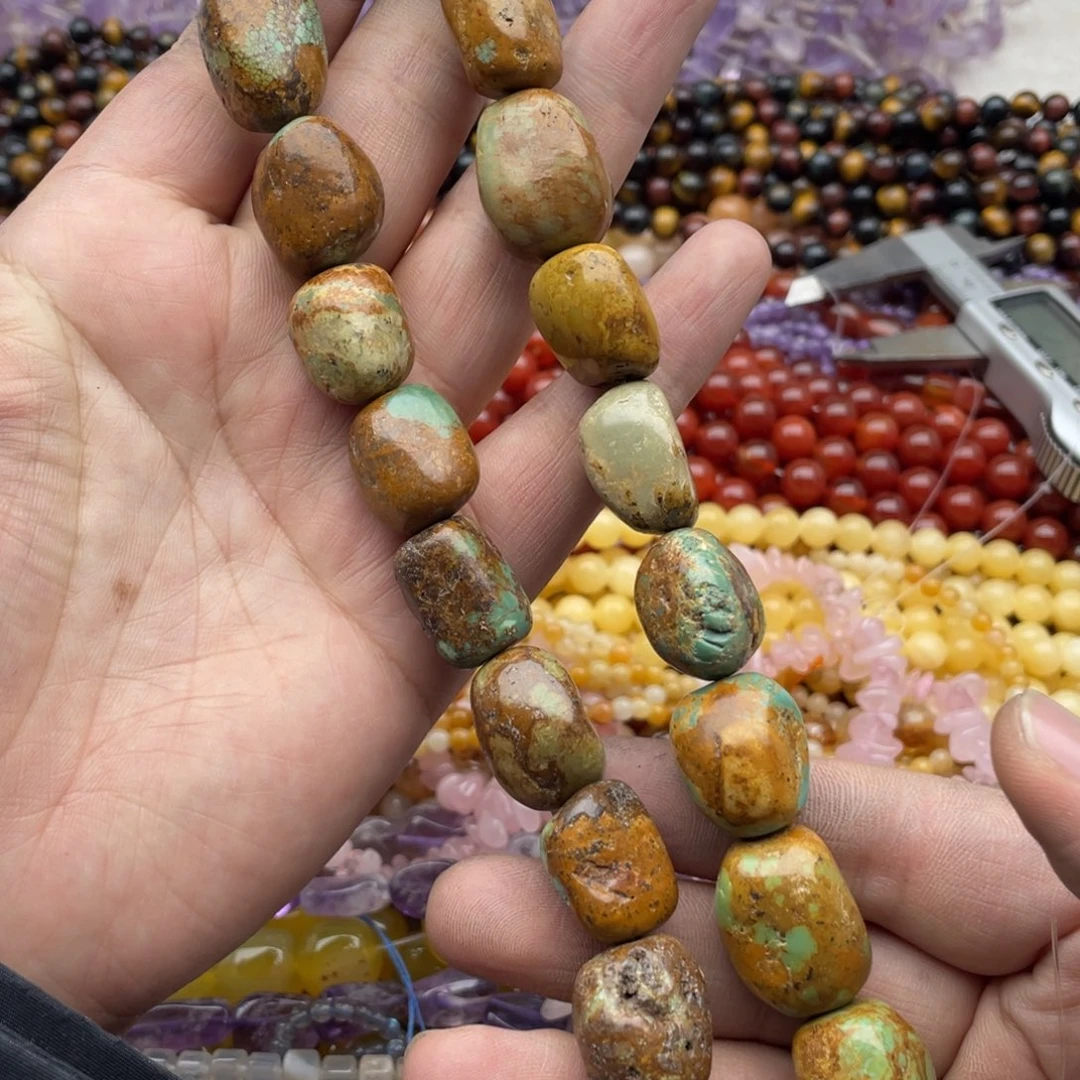 玛瑙/玉髓珠宝半成品未镶嵌一条装17mm左右原皮松松随行